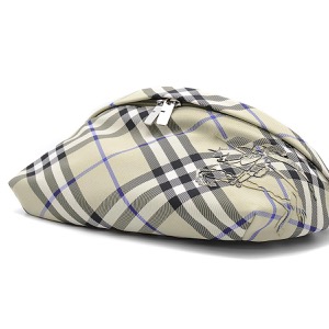 バーバリー ボディバッグ/ベルトバッグ/ウエストバッグ バッグ メンズ レディース BURBERRY CHECK バーバリーチェック 馬上騎士 リケンくすみベージュ ML ESSENTIAL BELT BAG CEK 158564 A3888 8091781 BURBERRY