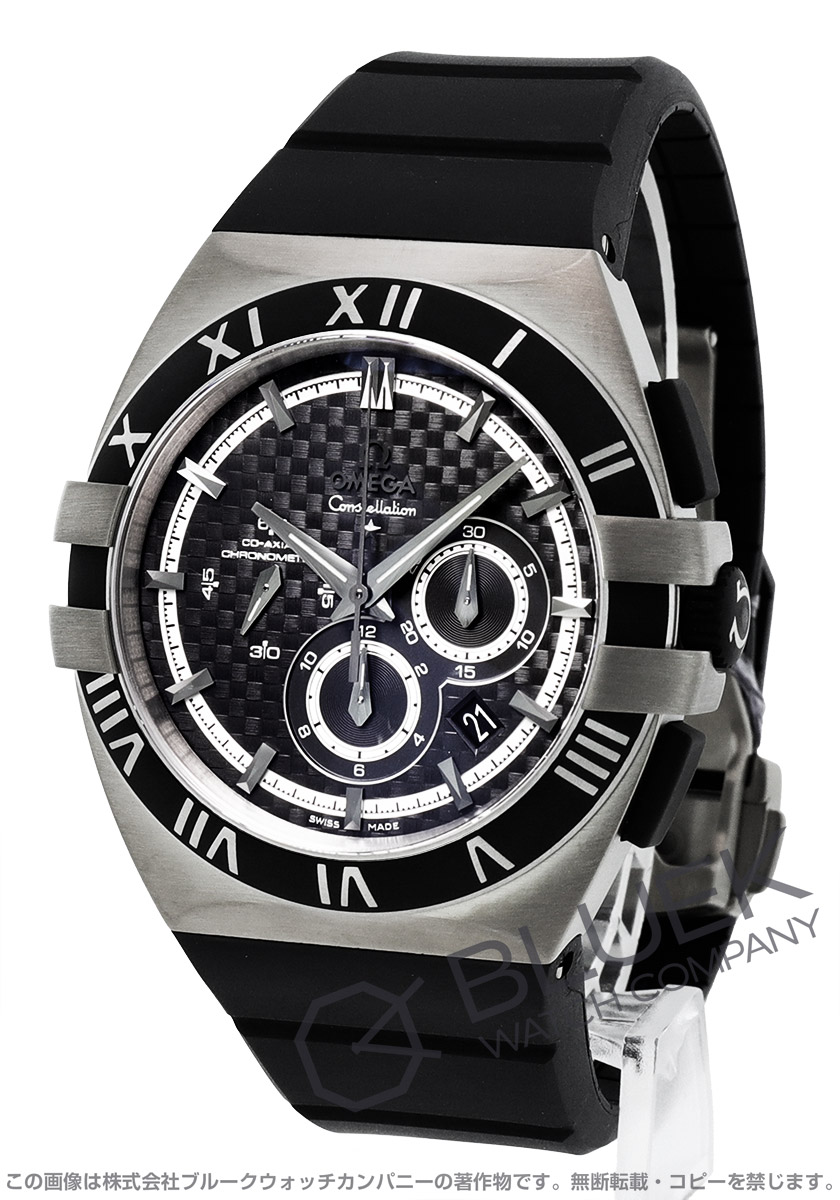 オメガ OMEGA 腕時計 メンズ 121.92.41.50.01.001 コンステレーション ダブルイーグル コーアクシャル クロノグラフ 41mm 自動巻き（Cal.3313/手巻き付） カーボンブラックxブラック アナログ表示