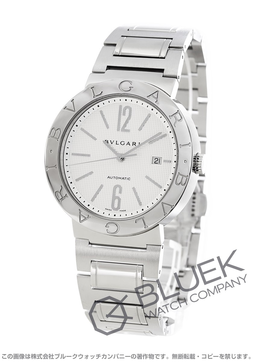 ブルガリ BVLGARI ブルガリブルガリ BB42SS メンズ 腕時計 デイト ブラック 文字盤 オートマ 自動巻き ウォッチ BVLGARIBVLGARI VLP 90208433