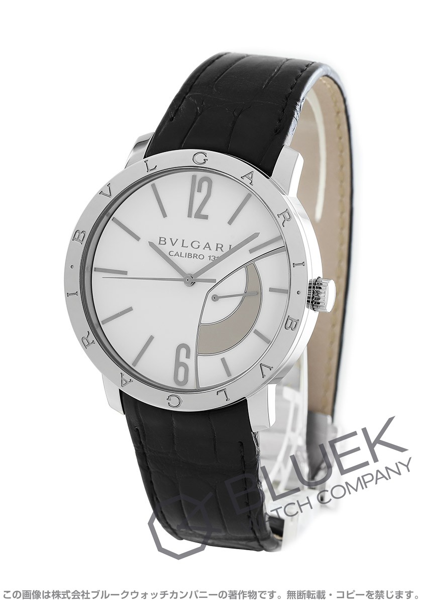 ブルガリ BVLGARI BB43SRM ホワイト メンズ 腕時計