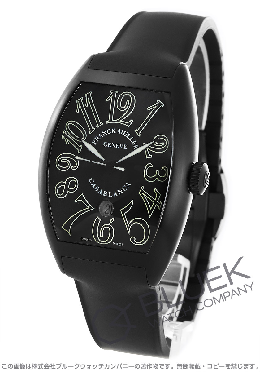 フランクミュラー カサブランカ オールブラック 腕時計 メンズ Franck Muller 80 C Dt Nr All Black Casa ブランド腕時計通販なら ブルークウォッチカンパニー 心斎橋店