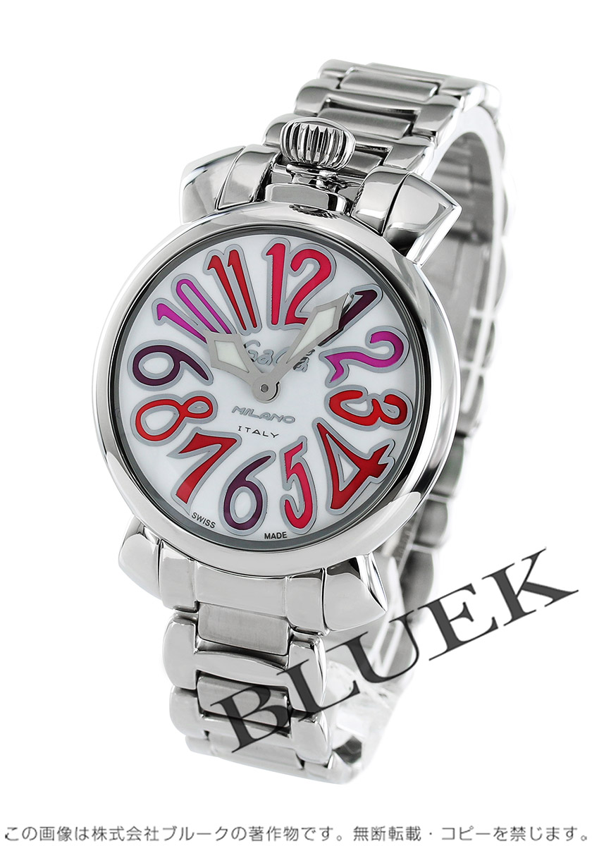 バンドレザー系新品　ガガミラノ　腕時計　レディース