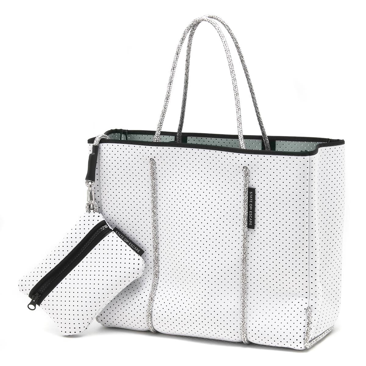 State of Escape Flying Solo Tote inWhite