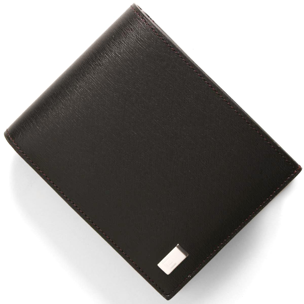 たくママ[ダンヒル] 二つ折り財布(小銭入れ付) FP-3070E ダークブラウン