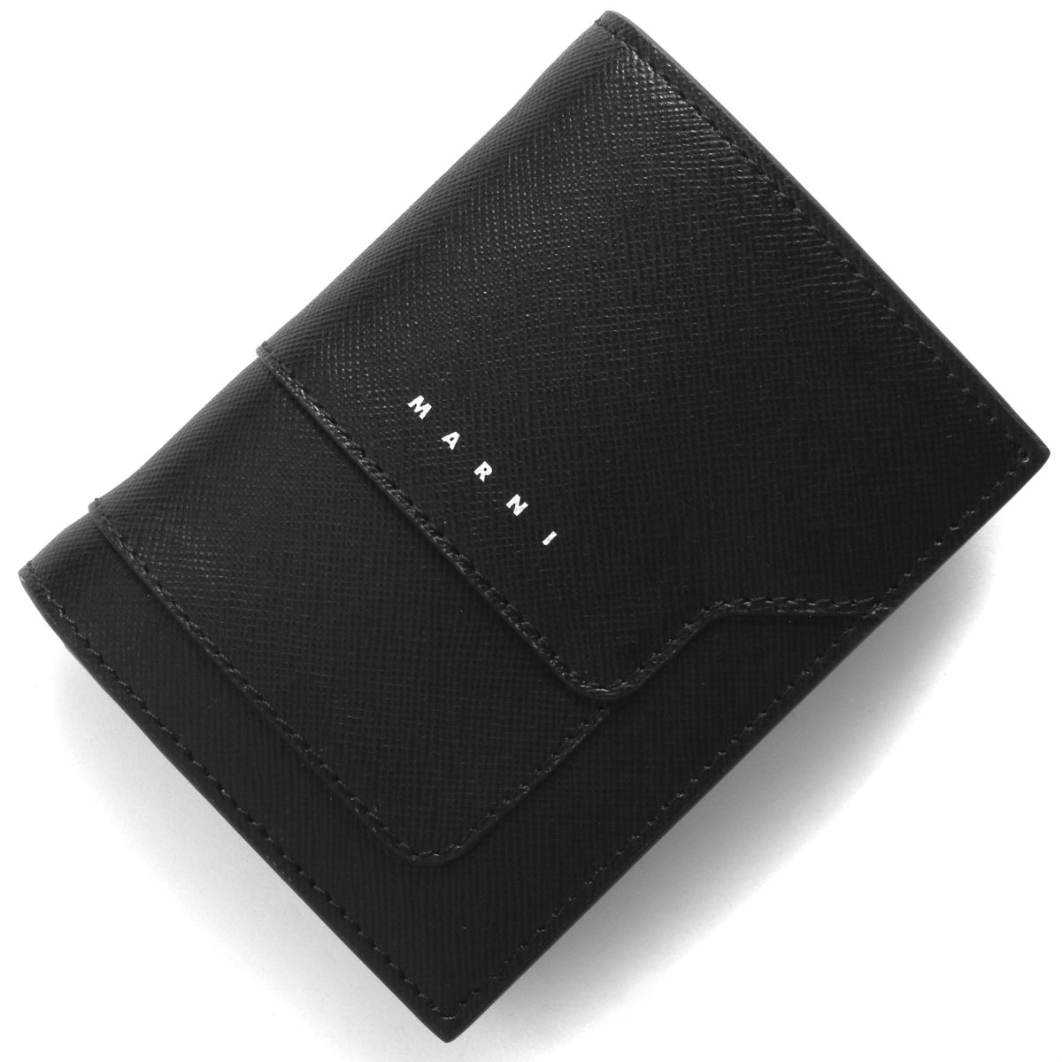 マルニ 二つ折り財布/ミニ財布 財布 メンズ ブラック PFMI0046U0 LV520