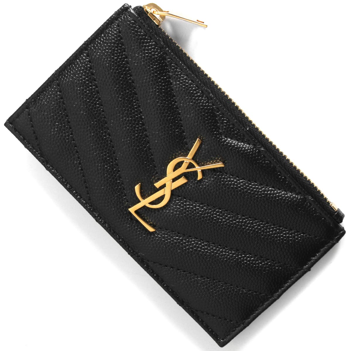サンローランパリ （イヴサンローラン）三つ折り財布 財布 レディースYSLファスナー式コインポケット×1