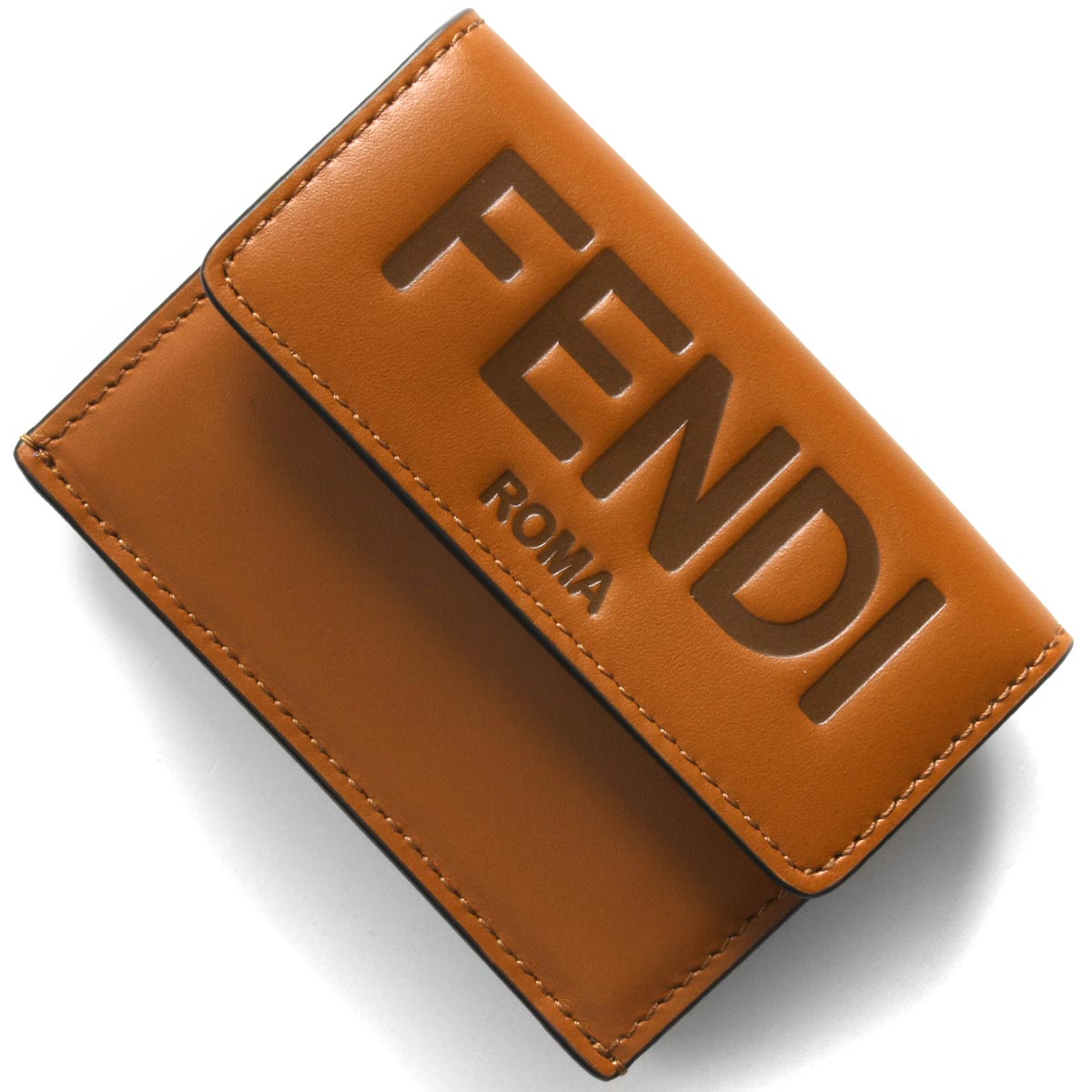 14,742円【新品未使用】FENDI  フェンディ  ROMA  マイクロ  三つ折り財布