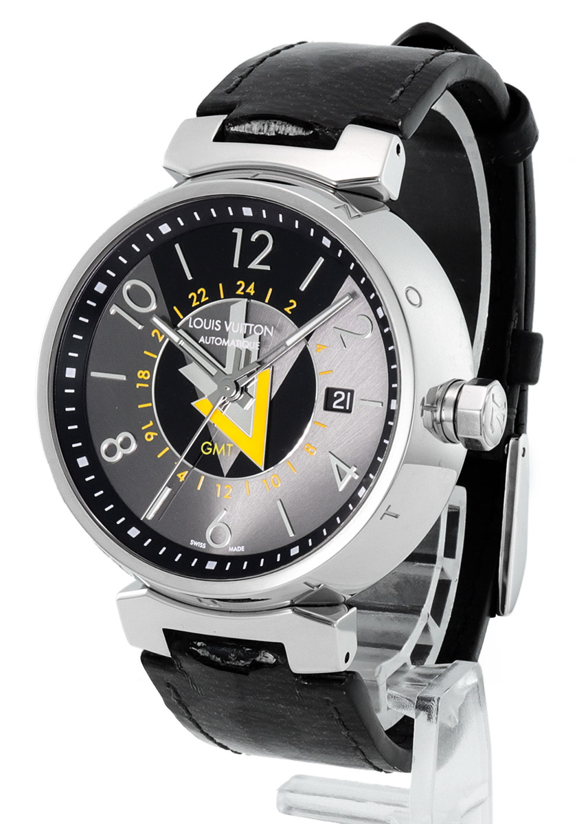 ルイヴィトン  タンブール GMT 腕時計