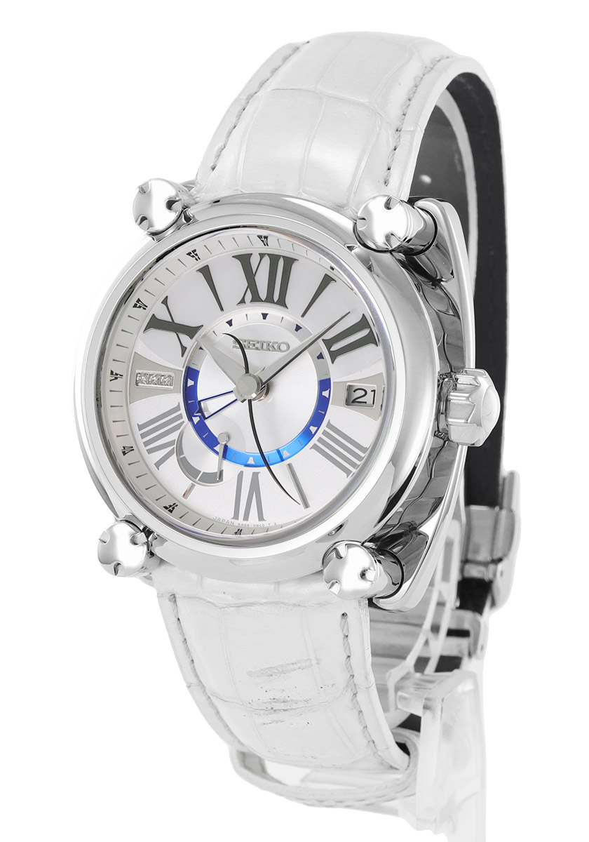 セイコー SEIKO ガランテ GMT 120本限定モデル SBLA111 メンズ 腕時計 スプリングドライブ デイト 3P ダイヤモンド  パワーリザーブ 自動巻き Galante メンズ腕時計