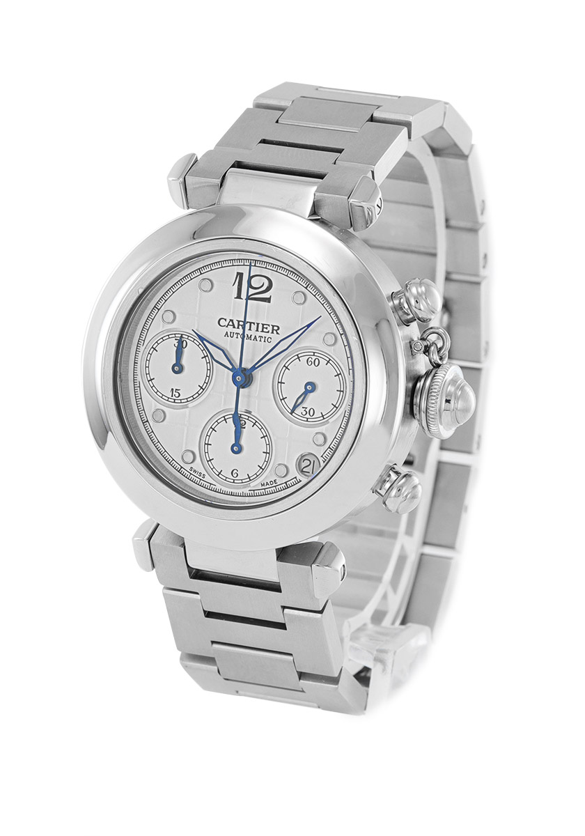 Cartier カルティエ  パシャC クロノ  W31039M7  ボーイズ ユニセックス  メンズ 腕時計