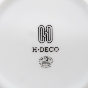 エルメス 食器 H DECO アッシュデコ マグカップ 磁器 ブラック未使用 Hデコ 黒   37131P 中古