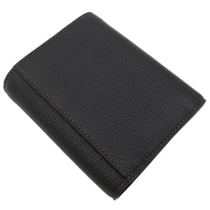 バーバリー 三つ折り財布 LS TB COMPACT WALLET LGL グレインレザー ブラック 黒 コンパクト  8049217 中古