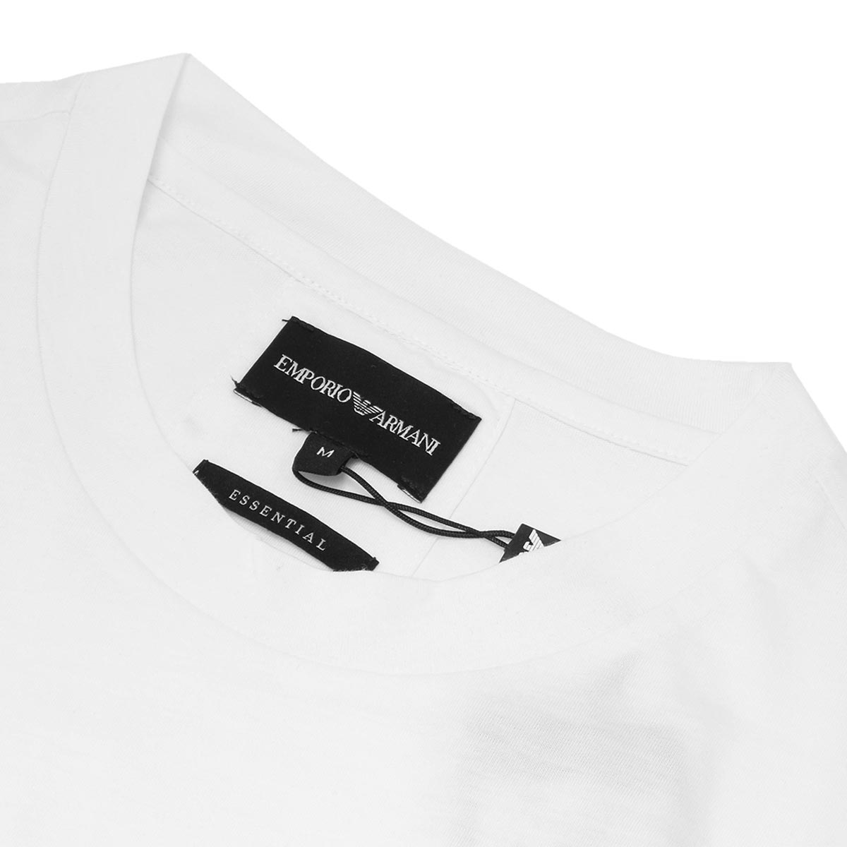 美品 エンポリオアルマーニ EMPORIO ARMANI Tシャツ カットソー ロングスリーブ ロゴ柄 トップス メンズ M ネイビー