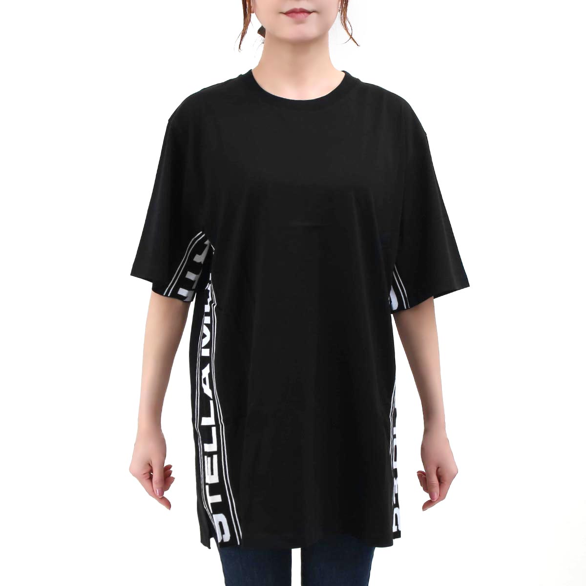 ステラマッカートニー　Tシャツ 42 白　黒　トップス　Ｌ　カットソー　半袖