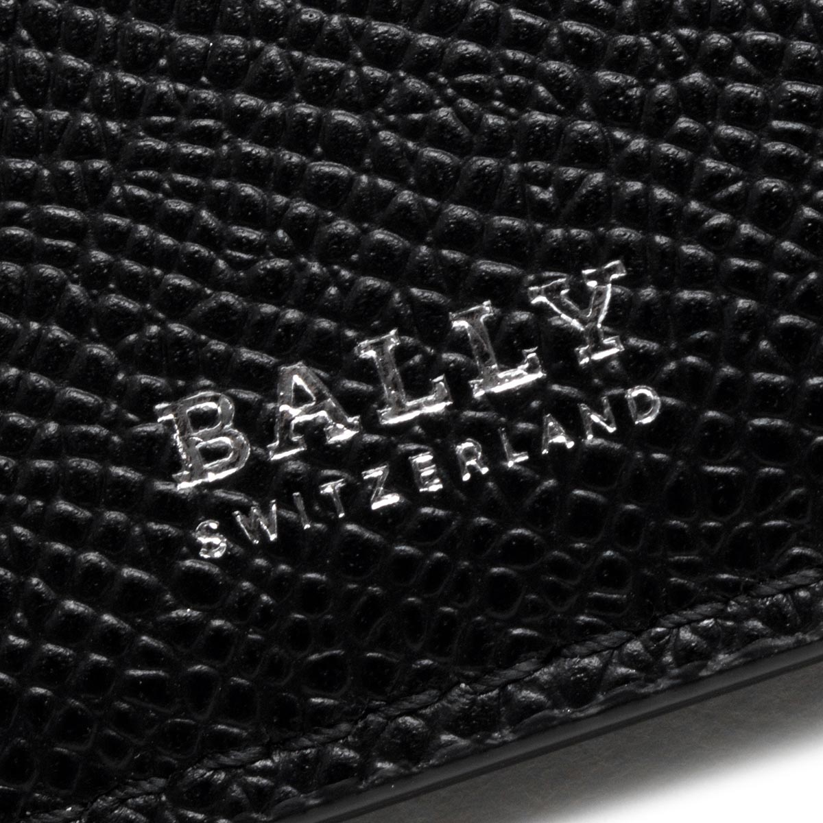 べます BALLY/バリー/メンズ/ブラック/折りたたみ財布/ウォレット/財布