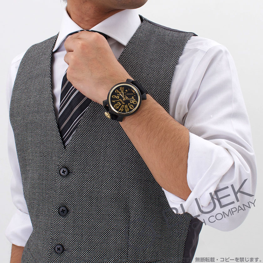ガガミラノ48mm 腕時計ムーブメント手巻き式 - 腕時計(アナログ)