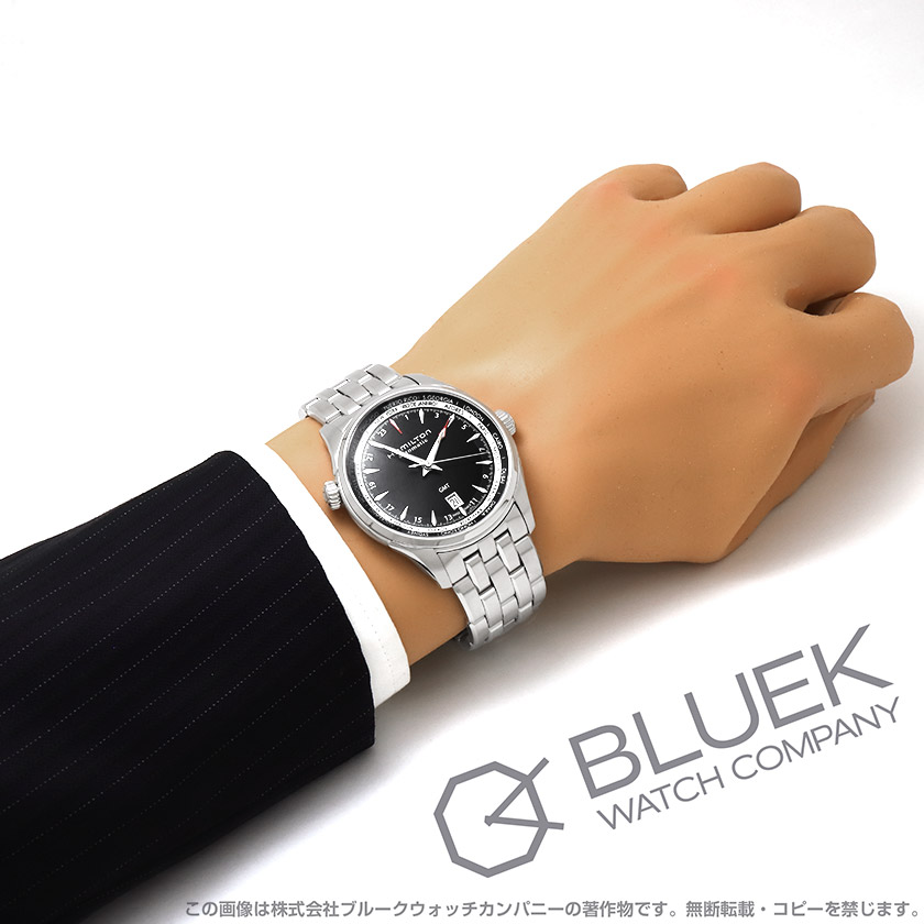 ハミルトン HAMILTON 腕時計 メンズ H32695131 自動巻き ブラックxシルバー アナログ表示