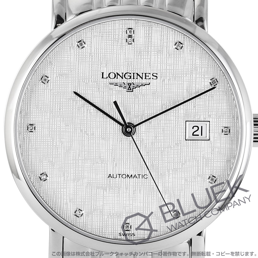 ロンジン LONGINES 腕時計 エレガント ダイヤ メンズ L4.810.4.77.6