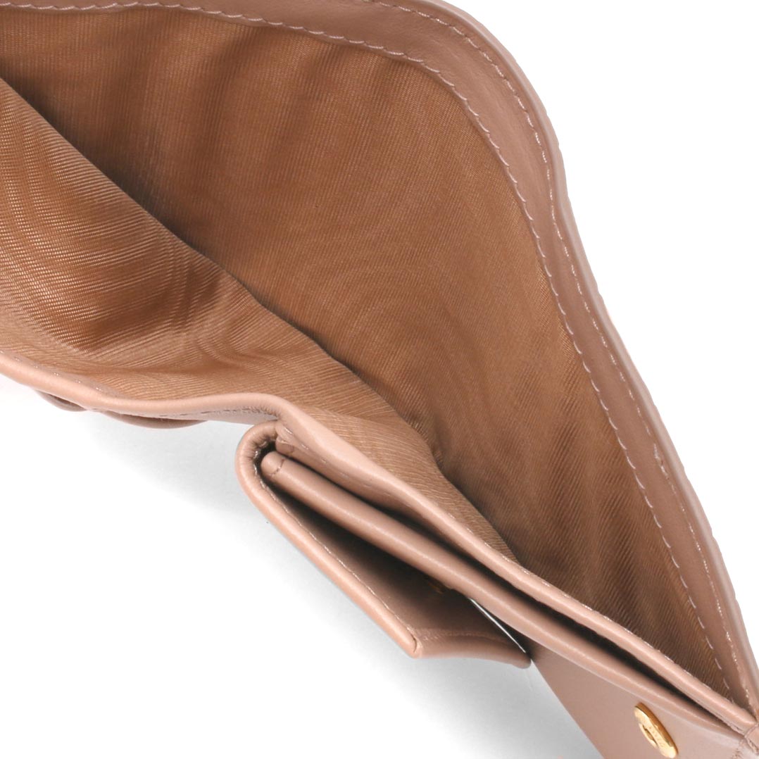 ミュウミュウ 二つ折り財布 財布中古 レディース ST.コッコ クロコ型 