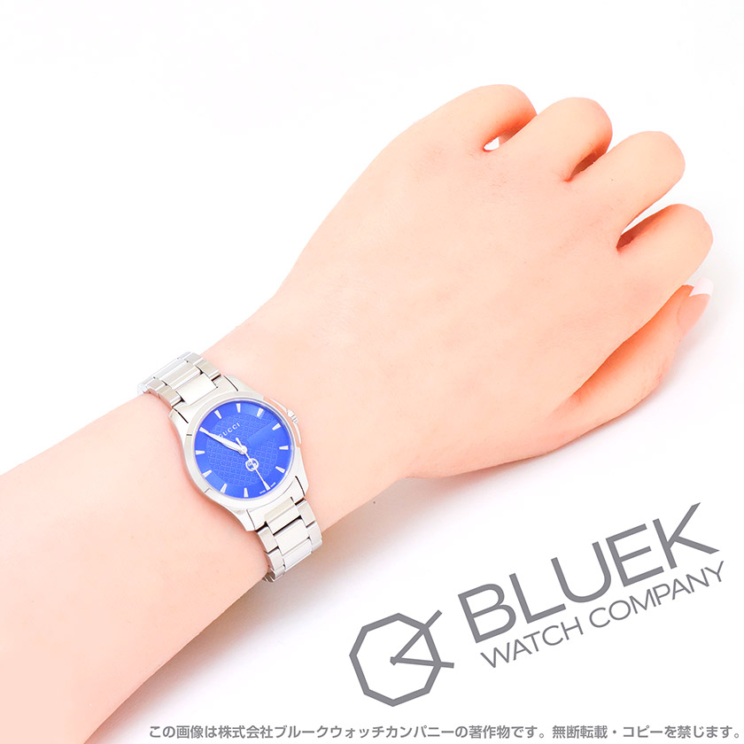 グッチ GUCCI Gタイムレス タイムレス ブルー文字盤 G YA1265050 レディース 新品 腕時計